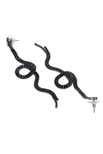 Avant-Garde Paris Swaying Snake Earrings