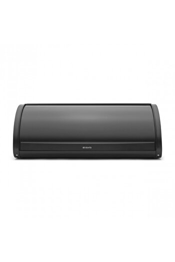 Brabantia Roll Top Bread Box 646885, 16 l, 44.5x26 cm, Lightweight and sturdy construction, Black