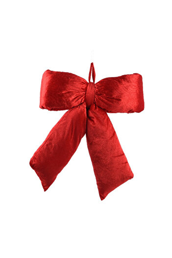 BraziPremium By OLLMA Velvet Christmas tree decoration, 40x50x5 cm, red