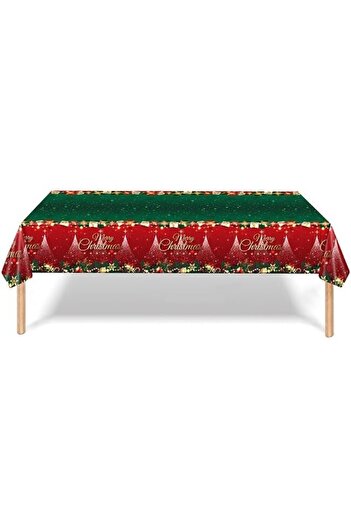 Flippy Festive Tablecloth, Flippy, Rectangular, Merry Christmas Print, Christmas Theme, Water-resistant PVC
