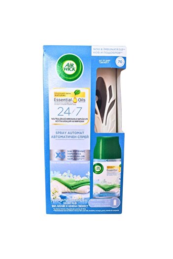 Air Wick Odorizer Air Wick, device + refill + battery, fresh linens and white lilac, 250 ml