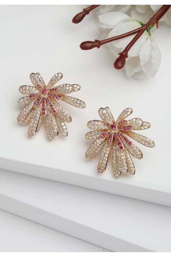 Avant-Garde Paris Diva Collection Daisy Zirconia Studs