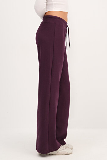 Addax Beli Lastikli Wide Leg Eşofman EŞF10308-P10