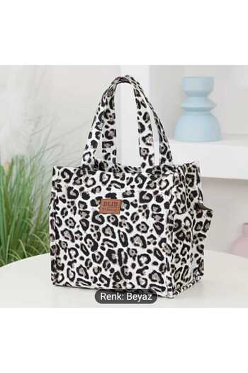 Vera Food Leopard Patterned Dinner Bag
