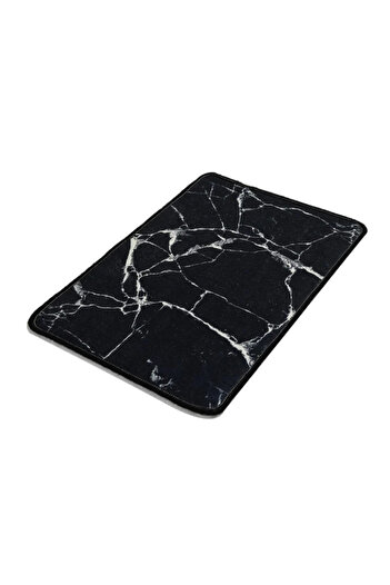 Chilai Home Bath mat 359CHL1740, 60x40, Cotton, Polyurethane, Non-slip, Black