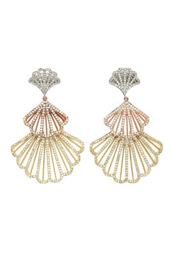 Avant-Garde Paris Diva Shell-shaped Dangle Earrings