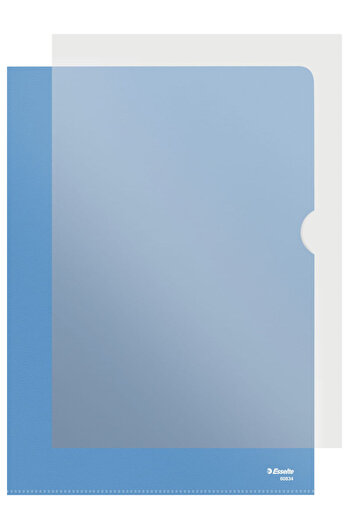 Esselte Dosar protector mic A4 standard 115 albastru, set 25 bucăți