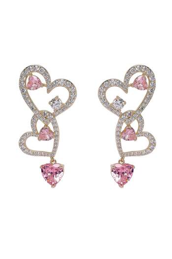 Avant-Garde Paris Diva Heart Drop Earrings