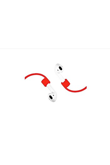 SOHO Set 4 piese Bibilel pentru casti AirPods, Rosu