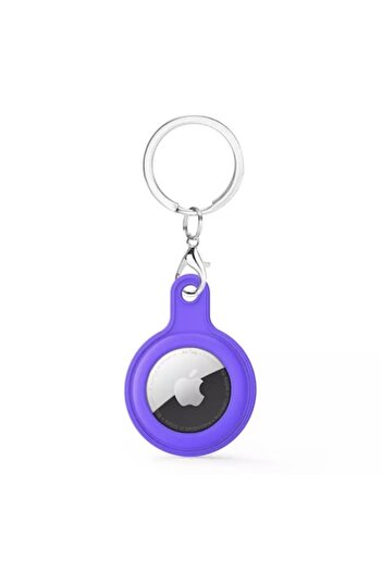 Bibilel Silicone Case Compatible with Apple AirTag, Bibilel, Fuchsia