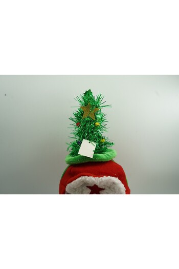 Flippy Christmas Tree Headband, Color Green, Standard Size,