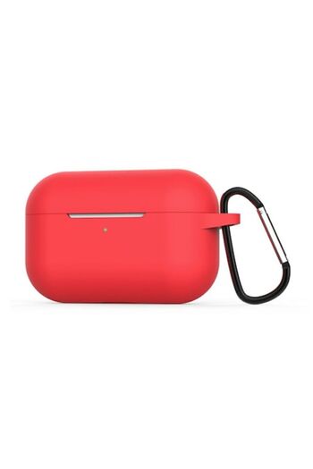 Bibilel Headphone Support Case for Apple AirPods Pro, Red, BBL1223