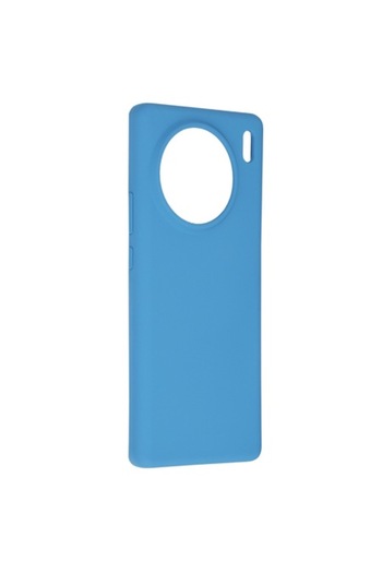 Bibilel Protective Case Compatible with Vivo X90 Pro, Silicon, Denim Blue