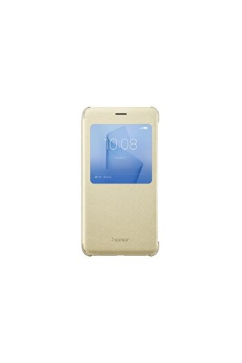 Huawei Protective Case View Cover, Gold, for Honor 8 Pro