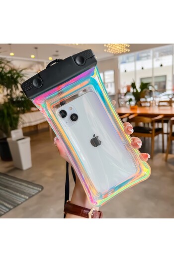 Universal Holographic Waterproof Flippy Underwater Case, Snowproof, Universal, Black