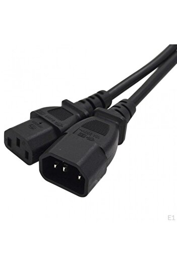 Bibilel Power Extension Cable, UPS-PC, 1.5 meters, Black