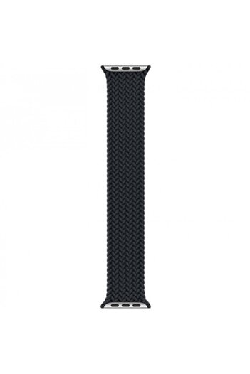 Bibilel Single loop strap for Apple Watch 42/44 mm, silicone, Black, BBL2286