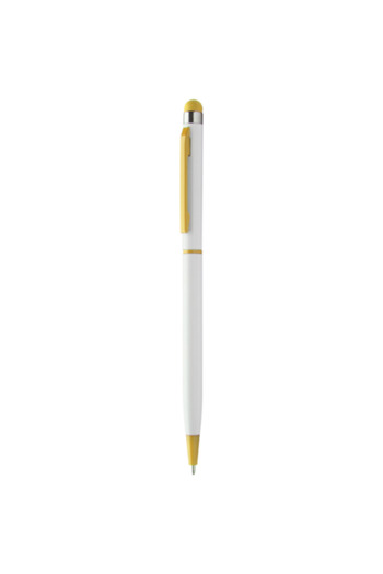 Bibilel Stylus Pen for Tablet, Phone, or Laptop with Touch Screen, White and Yellow