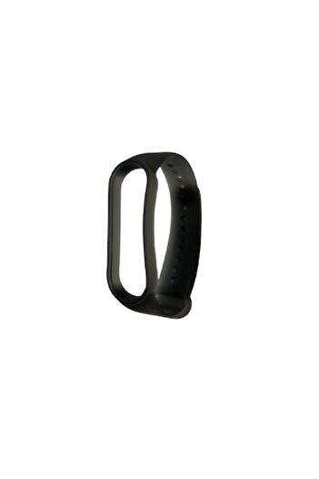 Bibilel Fitness bracelet strap compatible with Xiaomi Mi Band 5, silicone, Gray