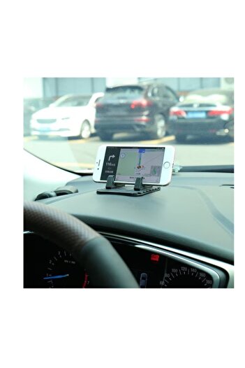 OEM Phone holder, non-slip for car dashboard, blue E-ART