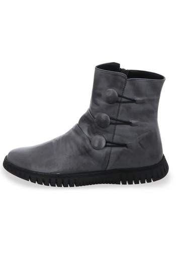 İNZE AYAKKABI Gray Genuine Leather Boots - Model Name: New Spain