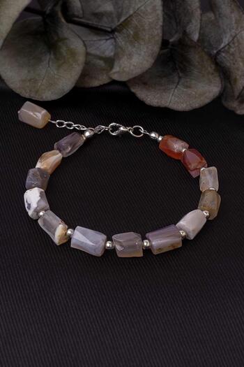 Dünya Doğal Taş Botswana Agate Stone Bracelet