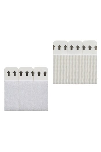 SOHO Set with 12 adhesive velcro strips for hanging pictures or other small to medium objects, 4.8 x 1.6