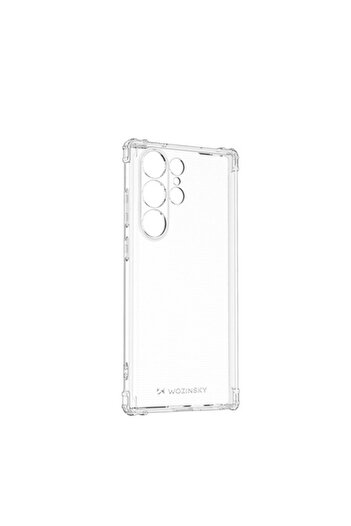 Bibilel AntiShock Case for Samsung Galaxy S23 Ultra 5G, Flexible Thermoplastic, Transparent