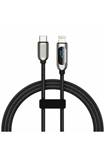 SOHO Fast Charger USB-C to Apple Connector Cable, PD 20W, 2 m, Black