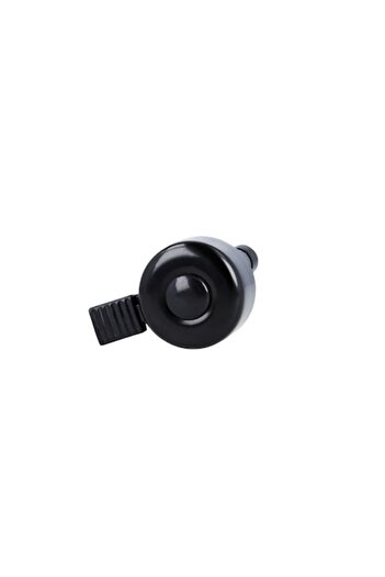 Bibilel Small aluminum bicycle bell, 3 cm diameter, Black