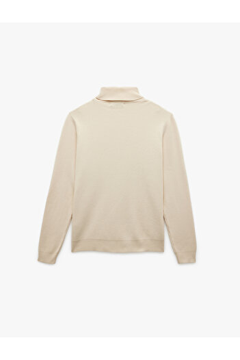 Koton Long Sleeve Basic Turtleneck Knit Sweater