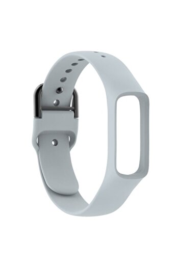Bibilel Fitness bracelet strap compatible with Samsung Fit E, silicone, Gray
