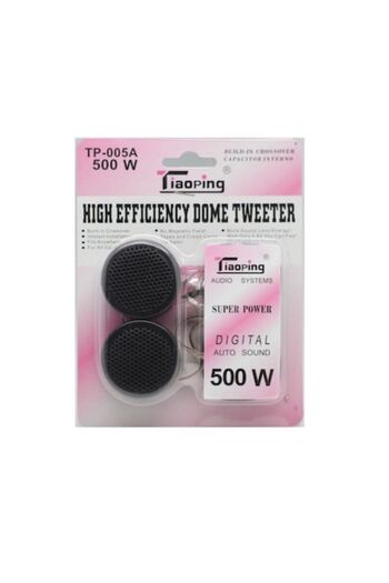 Bibilel Tweeter Auto 500W, 35 mm, Kit de instalare inclus, Negru, AXT-BBL4623