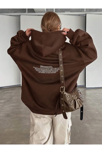 AFROGİYİM Unisex Unique Printed Hooded Sweatshirt with 2 Threads