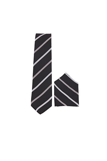 Tudors Patterned Classic Men's Tie with Pocket Handkerchief