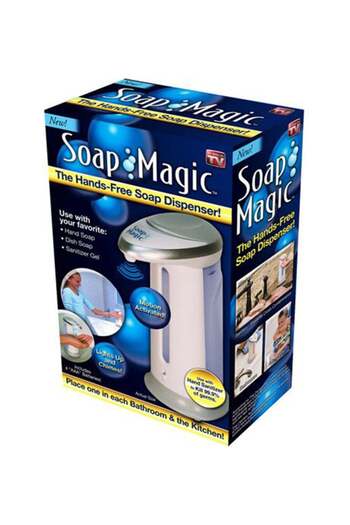 Generic Hands Free Soap Dispenser White/Blue