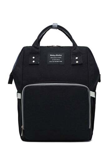 Generic Zipper Closure Nylon Baby Diaper Bag
