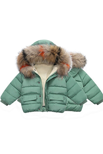 Superbaby Green fleece jacket for children