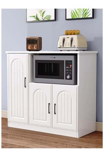 AGD Coffee Corner Cabinet, Living Room Dining Room Office, Multifunctional Kitchen Storage Cabinet,