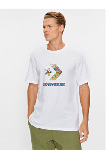 Converse Ανδρικό T-Shirt 10025280-A02 Λευκό
