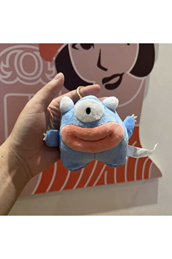 Innovate Store Funny Sausage Mouth Plush Bag Ornament Keychain Accessory