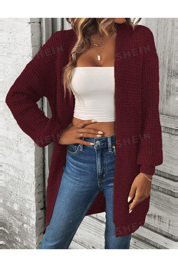 SHEIN cardigan, purple