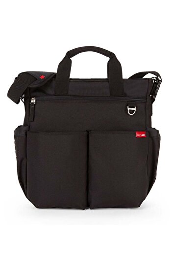 Skip Hop Duo Signature Diaper Bag 13X6X14 Inch - Black