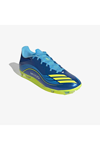 adidas F50 Messi League Firm-Multi Ground Men's Blue Turf Soccer Shoes