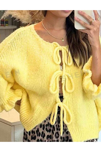 SHEIN cardigan, yellow
