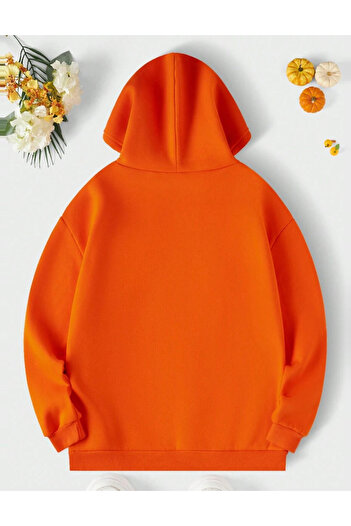 SHEIN sweatshirt, orange