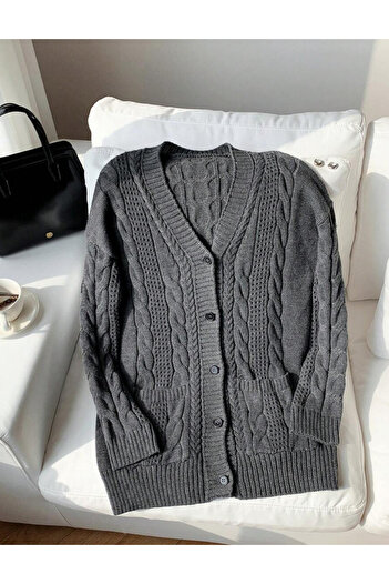 SHEIN cardigan, gray