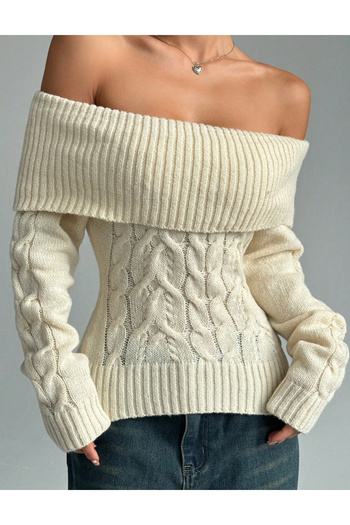 SHEIN sweater, cream