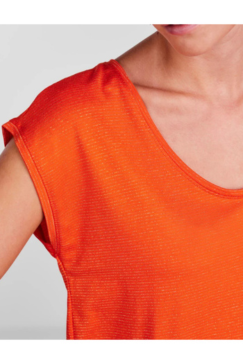 PIECES T-shirt, orange