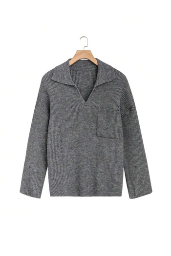 SHEIN Curve+ sweater, gray